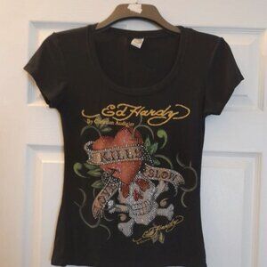 ISO VINTAGE ED HARDY TRACKSUIT (OR TOP) Size XL 🐍❤️💀